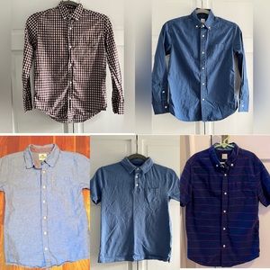 Lot of boys Crewcuts shirts! 10/12